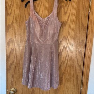 Speechless Sparkling Pink Mini Dress